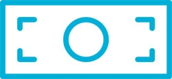 Pictogram - turquoise banknote