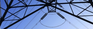 abstract of electricity pylon
